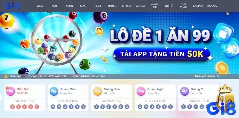 Cơ hội đánh lô đề online 1 ăn 99 cao nhất trên Gi81